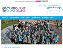 Tablet Screenshot of cambournevc.org